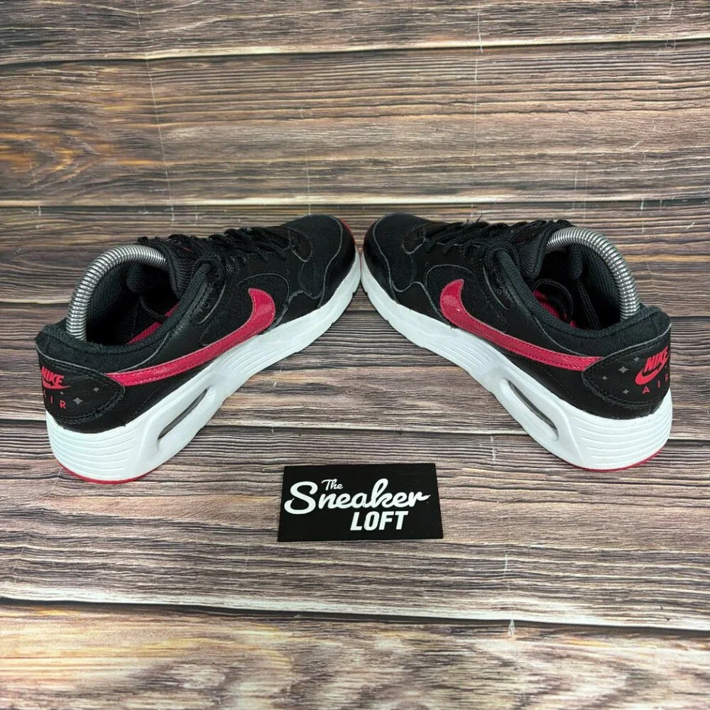 Nike Air Max SC SE Black‎ Very Berry Women's Lace Up Athletic Shoes Size 7.5